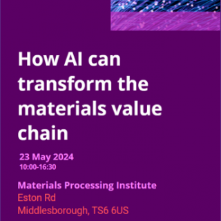 WORKSHOP: How AI can transform the materials value chain